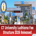 CT University Ludhiana Fee Structure 2026 Released @ctuniversity.ac.in; Check Tuition Fee Here